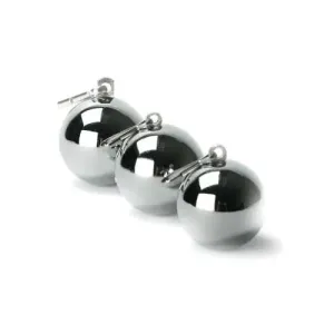 Stainless Steel Silver Weighted Chrome Balls. 3x 80g