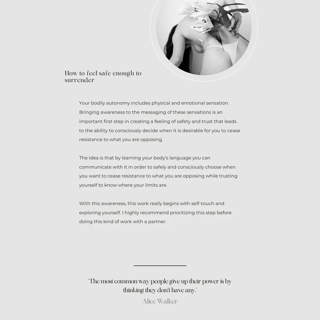 Surrendering to the Body as Authority: A Vulva-Mapping Experience