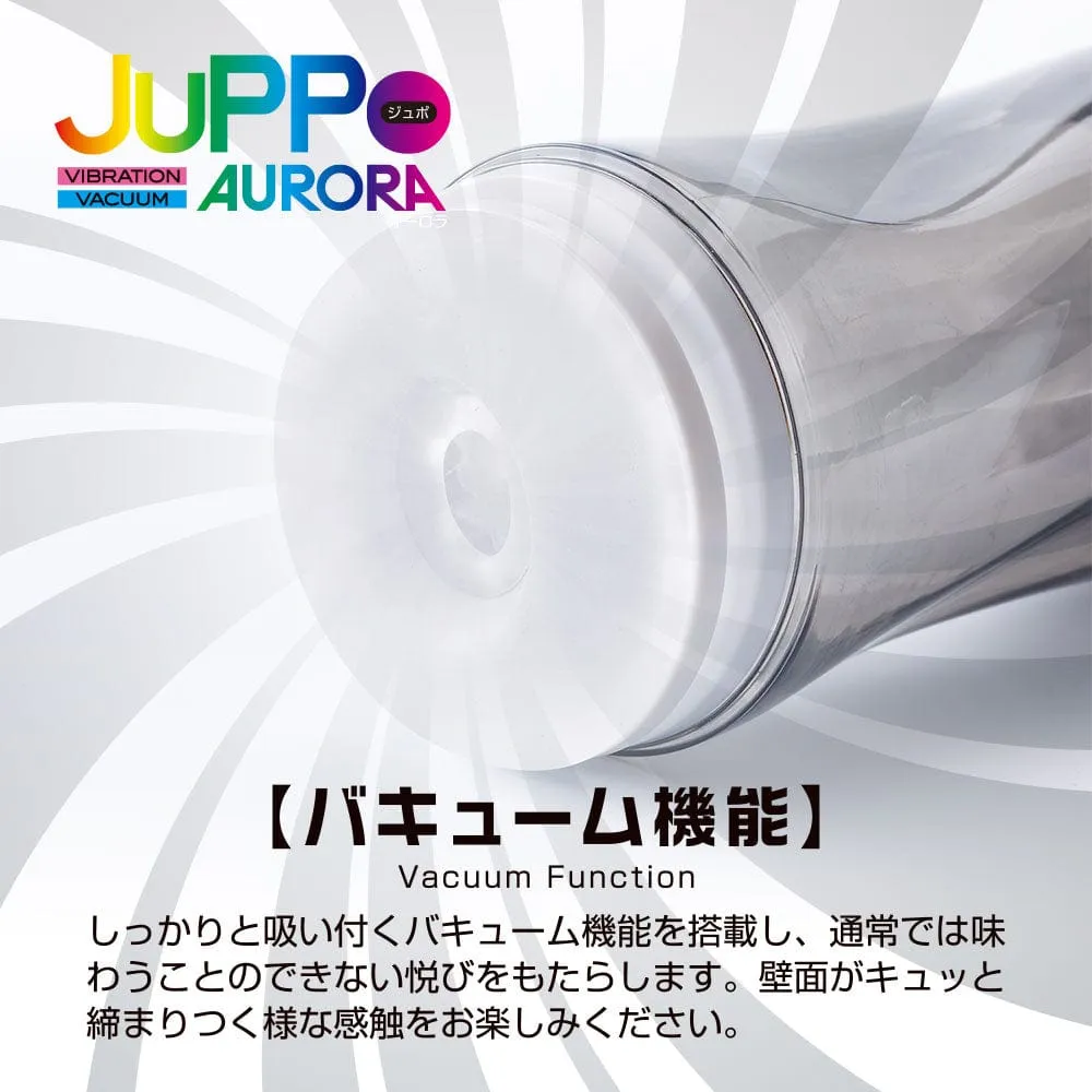 T-Best - Juppo Aurora Vibration Vaccuum Stroker Masturbator (Black)