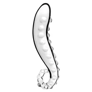 Tentacle Textured Sensual Glass Dildo 6 inches