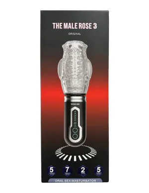 The Male Rose 3 Thrusting Vibrating Rotating Stroker