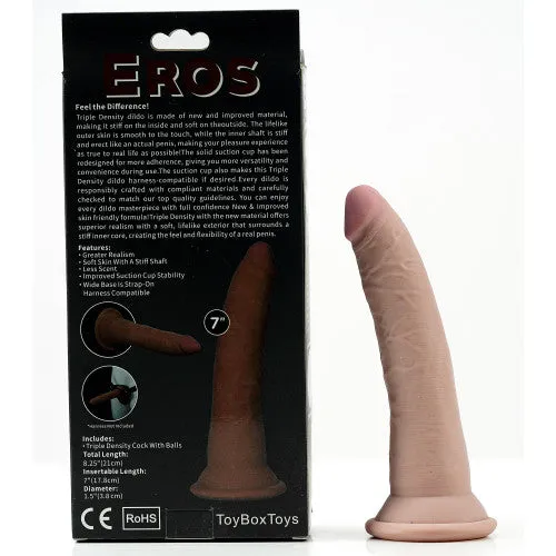 TOYBOY EROS Realistic with suction Dildo 20 cm