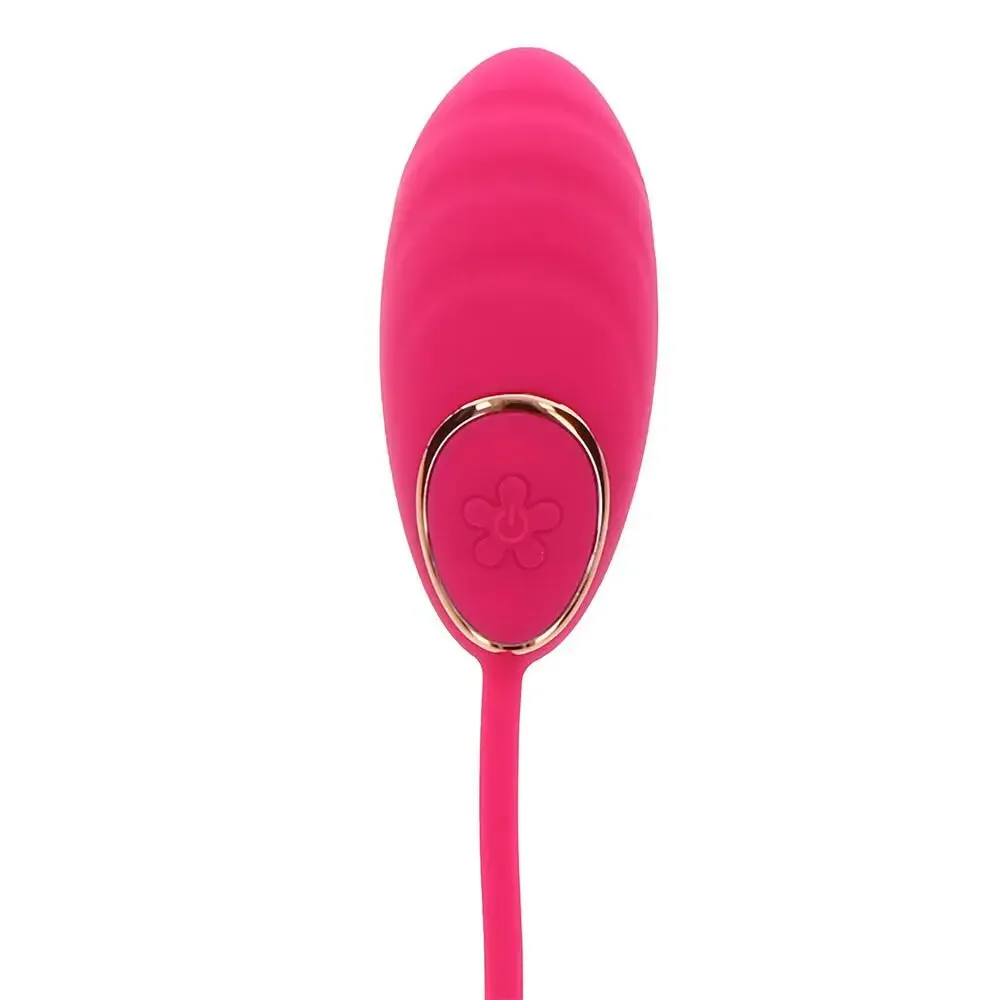 Toyjoy Silicone Pink Rechargeable Waterproof Vibrating Love Egg