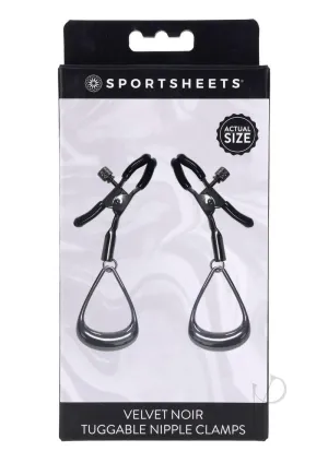 Velvet Noir Tuggable Nipple Clamps